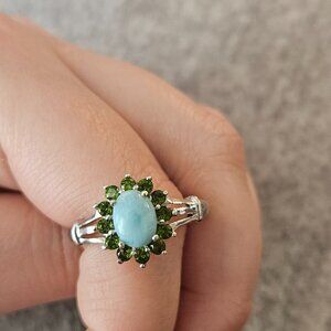 Larimar ring